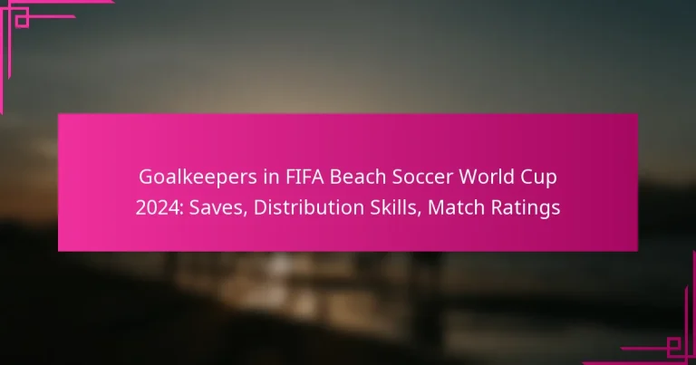 Goalkeepers in FIFA Beach Soccer World Cup 2024: Saves, Distribution Skills, Match Ratings