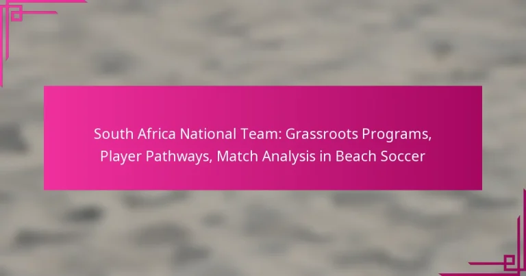 South Africa National Team: Grassroots Programs, Player Pathways, Match Analysis in Beach Soccer