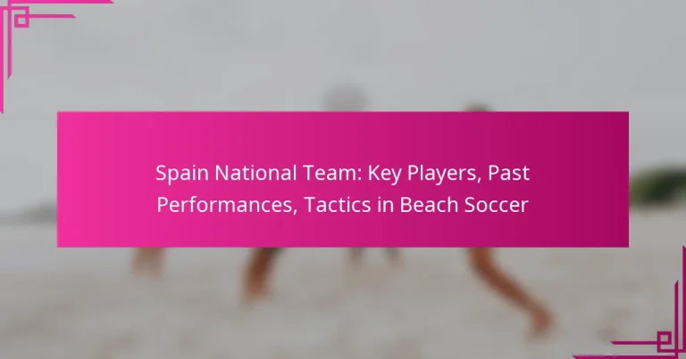 Spain National Team: Key Players, Past Performances, Tactics in Beach Soccer